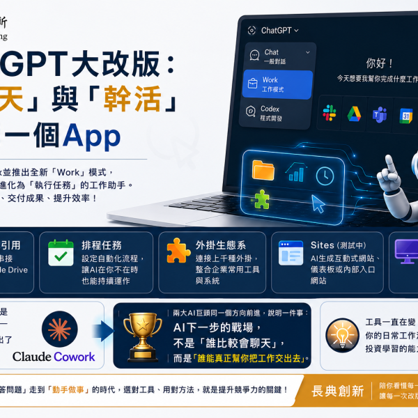 ChatGPT大改版：當「聊天」與「幹活」變成同一個App